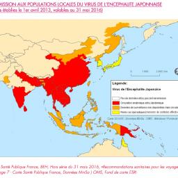 Encéphalite japonaise Asie